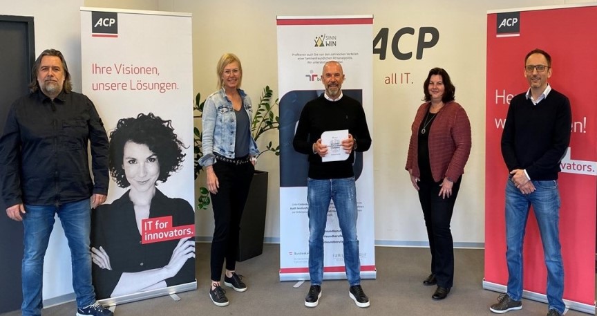 SinnWin Vereinbarkeitskundin ACP ist Finalistin des steirischen Vereinbarkeitspreises „Familienfreundlichste Betriebe“, 03.2022