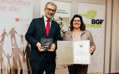 SinnWin BGF Kundin Dustcontrol – Verleihung BGF Gütesiegel, 03.2024