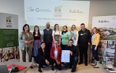SinnWin BGF Kundin Ratscher Landhaus – Verleihung BGF Gütesiegel, 03.2025